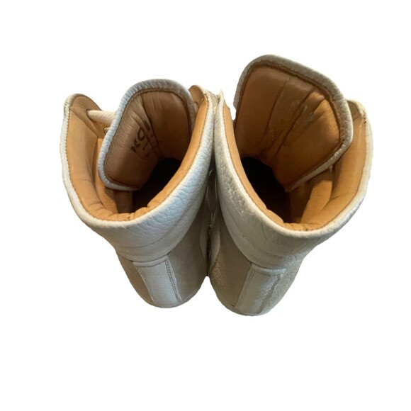 KOIO Primo High Top Leather Sneakers White Grey Suede EU 39 US 9 W 7.5 M - Picture 12 of 13